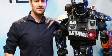 pose de robot tirador multijugador blomkamp