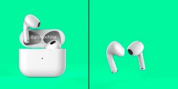 airpods 3 gizmochina Feature verde azulado